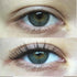 Visible lash growth after 4 weeks of using Qualash Serum